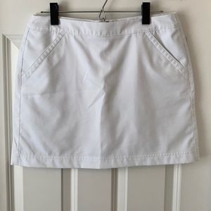 White Skort